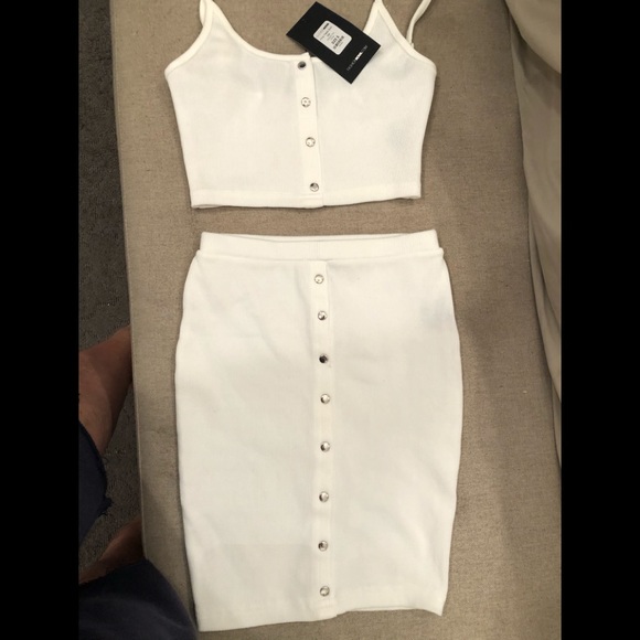 Fashion Nova Other - Flirty feels skirt set